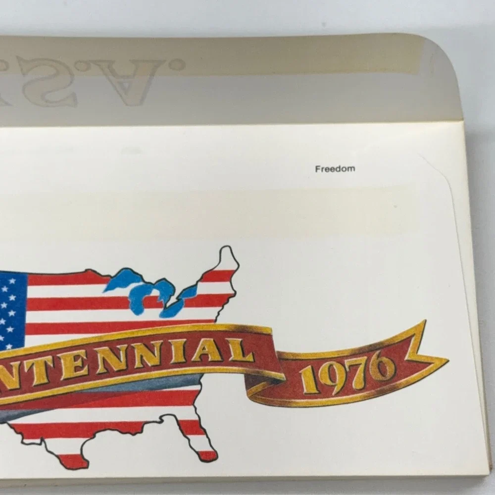 Vtg 1975 USA Bicentennial Envelopes Quality‎ Park Products 1776-1976 Lot of 19